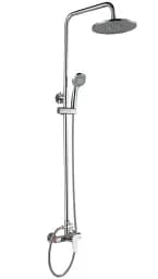 Душова система Troya FOB16-A134 зі змішувачем і тропічним душем Хром 30412