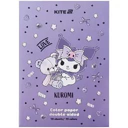Папір кольоровий двосторонній Kite HK24-250-2 15 кольорів