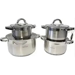 Набір каструль з кришками Bachmayer BM-15760, 8 предметів