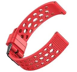 Спортивний ремінець Primo з перфорацією для годинника Garmin Vivoactive 3/Vivomove HR/Forerunner 245/645 Red - мініатюра 3