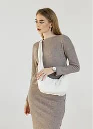 Сумка жіноча Sambag HOBO S DOLLY Біла 30 х 13 х 8 см (53100808) - мініатюра 2
