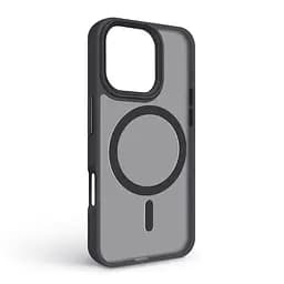 Чехол для Apple iPhone 16 Pro, Uniq MagCase, черный, противоударный, панель-накладка с MagSafe, ударопрочный TPU+PC, с магнитом MagSafe, поддержка полноценной беспроводной зарядки, ArmorStandart (ARM79505) - мініатюра 2