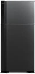 Холодильник Hitachi R-V660PUC7BBK 184х74х86см 2 двері Х-405 л М-145 л A++ NF Інвертор Чорний (R-V660PUC7BBK)