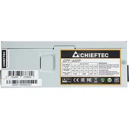Блок живлення 400W Chieftec SMART GPF-400P 80 mm fan, >85%, TFX, bulk - мініатюра 3
