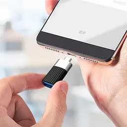 Конектор XO NB149-G USB 2.0 to Micro Чорний - мініатюра 5