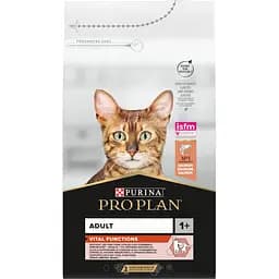 Сухий корм для дорослих котів Purina Pro Plan Adult 1+ Vital Functions з лососем 1.5 кг (12369715) - мініатюра 2