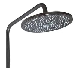 Душова система універсальна Qtap Slavonice Gunmetal Black PVD з виливом QTSLA111GMB45910 - мініатюра 5