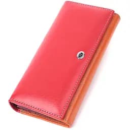 Великий гаманець для прекрасних жінок із натуральної шкіри ST Leather 22518 різнокольоровий