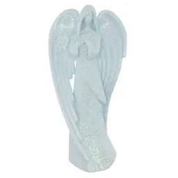 Новорічна підвіска MIS LT Янгол молиться-2 7х2,5х13,5 см блакитний