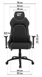 Геймерське крісло GT Racer чорне з червоним (X-2569 Black/Red) - мініатюра 13