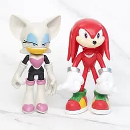Набір фігурок Сонік, Іграшки персонажі Sonic the Hedgehog 6 шт - мініатюра 6