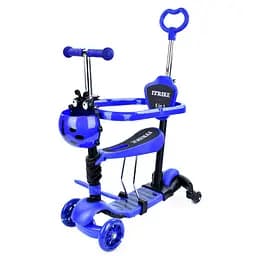 Самокат детский 3-х колесный 5 в 1 JR3-101-DBL, до 25 кг