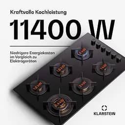 Газова варильна поверхня Klarstein Goldflame 6 (10045628) - мініатюра 7