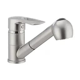 Смеситель для кухни с выдвижным изливом Haiba Hansberg 014 матовый HB0207 Satin