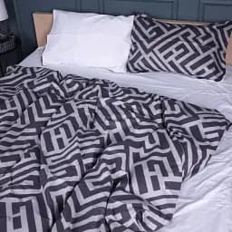 Простирадло MirSon Сатин 22-1395 Geometric Design 110х160 см (2200010565157) - мініатюра 2