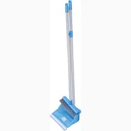 Совок для прибирання Zambak Plastik та щітка з довгими ручками блакитний (ZP-139b) - мініатюра 2