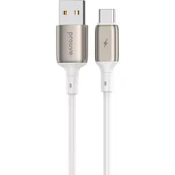 Кабель Proove Flex Metal USB-A to USB-C 2.4A 1m White (CCFM20001202) [130339]