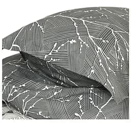 Наволочка МВМ My Home Петрикор 70x50 см сіра з принтом (BL-P-08 GRAY/PRINT)