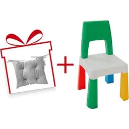 Комплект Poppet Color Green: стул + подушка на стул 55x28x28 см (PP-003G-G)