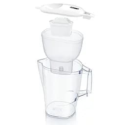 Фільтр-глечик Brita Aluna Memo MXPro з фільтр-картриджем 3 шт. білий 2.4 л (1053054) - мініатюра 2