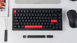 Клавіатура Lemokey X4 84Key Keychron Brown USB-A QMK/VIA Hot-Swap EN/UKR RGB Black (X4-H3-UA) - мініатюра 2