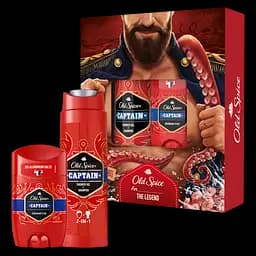 Подарунковий набір Old Spice Captain: Твердий дезодорант 50 мл + Гель для душа 250 мл - мініатюра 2