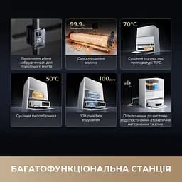 Робот-пилосос миючий Dreame Aqua 10 Ultra Roller Complete Black - мініатюра 10