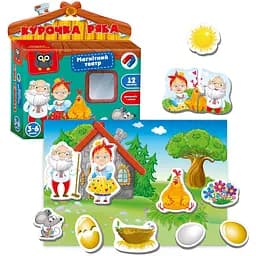 Магнітний театр Vladi Toys Академія розвитку Курочка Ряба укр. мова (VT3206-31) - мініатюра 2