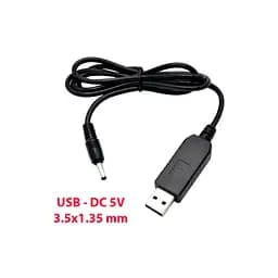 Кабель живлення USB 2.0 AM to DC 3.5 х 1.35 mm 1.0m USB 5V to DC 5V Dynamode (DM-USB-DC-3.5x1.35mm) - мініатюра 2
