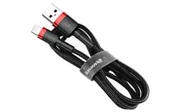 Кабель Baseus Cafule USB 2.0 to Lightning 1.5A 2 м Черный/Красный (CALKLF-C19)