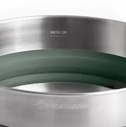 Каструля Sea To Summit Detour Stainless Steel Collapsible Pot 3 L Laurel Wreath Green (1033-STS ACK026021-402002) - мініатюра 5