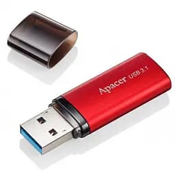 USB флеш накопичувач Apacer 32GB AH25B Red USB 3.1 Gen1 (AP32GAH25BR-1) - мініатюра 3