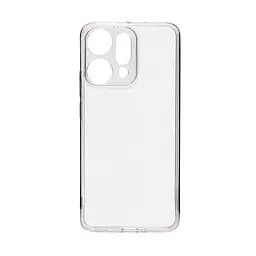 Прозрачный чехол для OPPO Reno14 Pro 5G с защитой камеры, тонкий, силиконовый, бесцветный, ударостойкий, противоударный бампер c закрытой камерой, ArmorStandart (ARM87141)