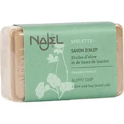 Алеппское мыло Najel Aleppo Soap Organic Violet с фиалкой 100 г