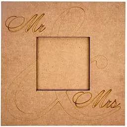 Заготовка рамка Rosa Talent Mr&Mrs МДФ 40х40см