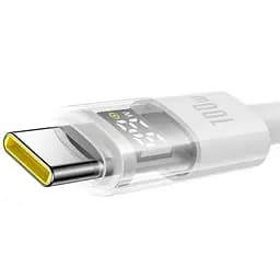 Дата кабель Baseus Display 2 USB to Type-C 100W (2m) (P10382701) Moon White - мініатюра 3
