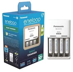 Зарядний пристрій Panasonic K-KJ51MCD04E Basic Charger + Акумулятор Eneloop NI-MH AAA 800 мАг 4 шт.
