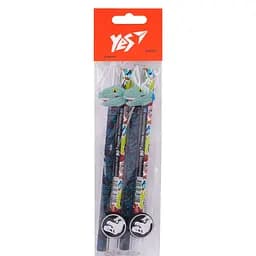 Набор гелевых ручек пиши-стирай Yes Jurassic World 0.5 мм 4 шт. синий (450188)