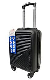 Валіза Easy Move 002 міні XS 40x30x20 см, ABS, 4 колеса, кодовий замок, 20 л, Чорний - мініатюра 1