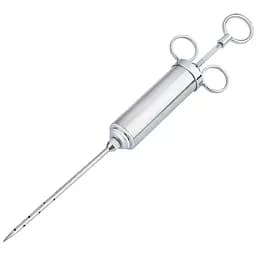 Шприц для маринада Grilli стальной 2 иглы (77757)