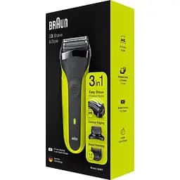 Електробритва Braun Series 3 300BT Black/Green - мініатюра 4