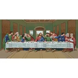 Картина по номерам "Тайная вечеря" 16137-AC 40х80 см