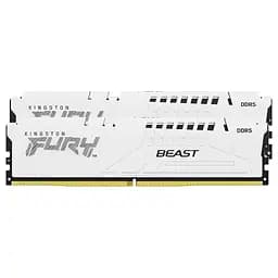 Модуль пам'яті для комп'ютера DDR5 64GB (2x32GB) 5200 MHz FURY Beast White Kingston Fury (ex.HyperX) (KF552C40BWK2-64) - мініатюра 3