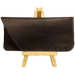 Кожаный чехол для очков BlankNote Краст Темно-коричневый 