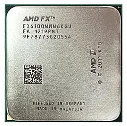 Процессор AMD FX 6100 (FD6100WMW6KGU) (Socket AM3+, 6T, 3.9 ГГц, Tray) Б/у