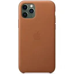 Оригінальний шкіряний чохол Apple Leather Case для iPhone 11 Pro Max (6.5") Saddle Brown (MX0D2ZM/A) - мініатюра 10