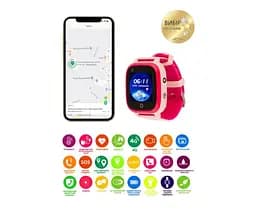 Дитячий смарт-годинник Amigo GO005 4G WIFI Thermometer Pink Рожеві - мініатюра 10