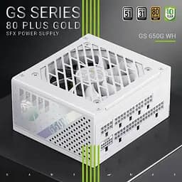 Блок живлення GameMax GS 650G 650W SFX 80+ Gold White (GS 650G WH V25) - мініатюра 5