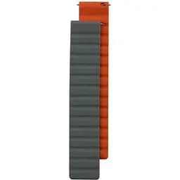 Ремінець Silicone Link Magnetic Samsung Galaxy Watch 20 мм Gray-Orange