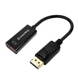 Адаптер Colorway DisplayPort - HDMI (M/F) 4K/30 Гц Black (CW-AD-DPHD) - мініатюра 3